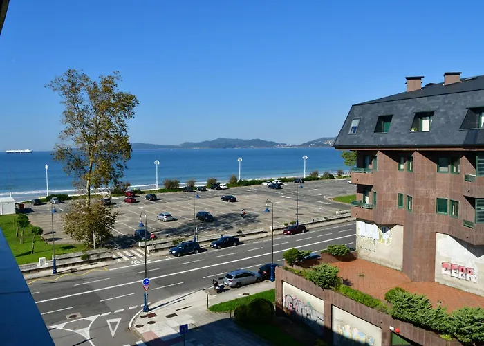 Primera Linea De Playa Samil Costa Con Garaje Incluido Appartement *